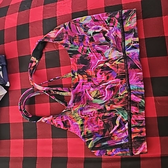 lululemon athletica | Energy Bra *Medium Support, B–D Cup Hyper Flow Pink Multi - Picture 1 of 2